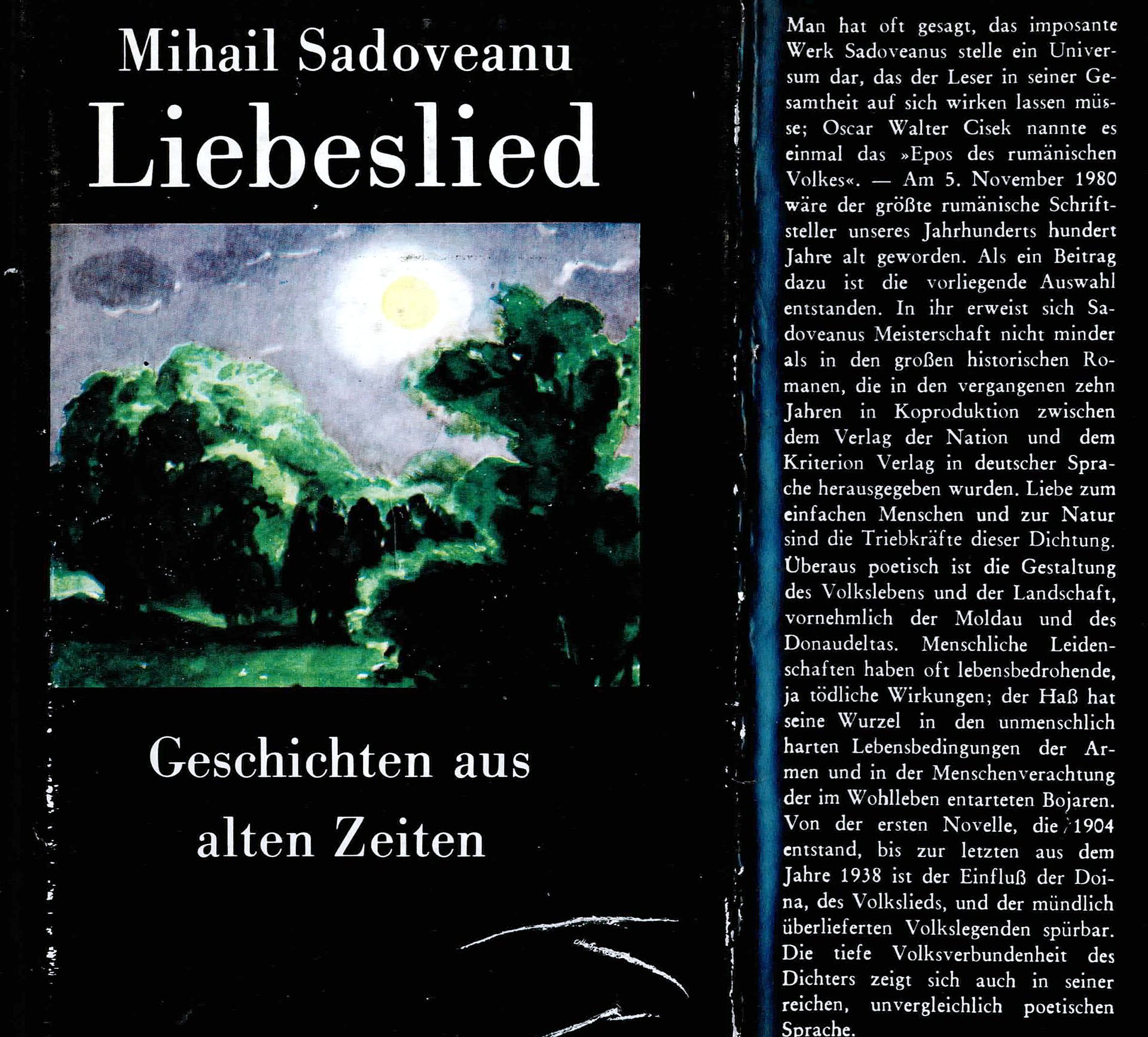 Liebeslied - Sadoveanu, Mihail